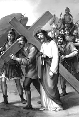 Simeon helps Jesus
